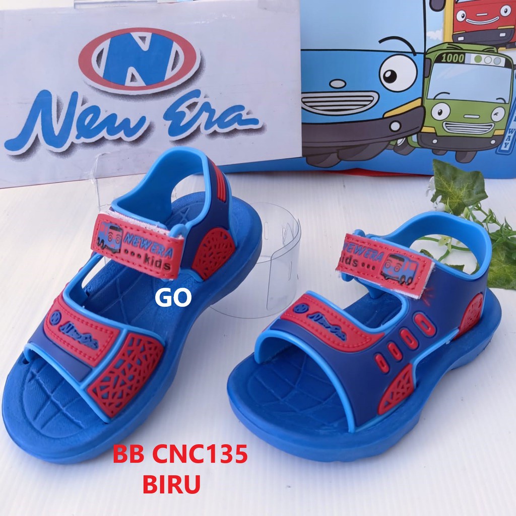 BB NEW ERA BB CNC135 dan BB/KC 1351 Sandal Selop Baby Sepatu Sandal Tali Belakang Anak Laki Laki Original