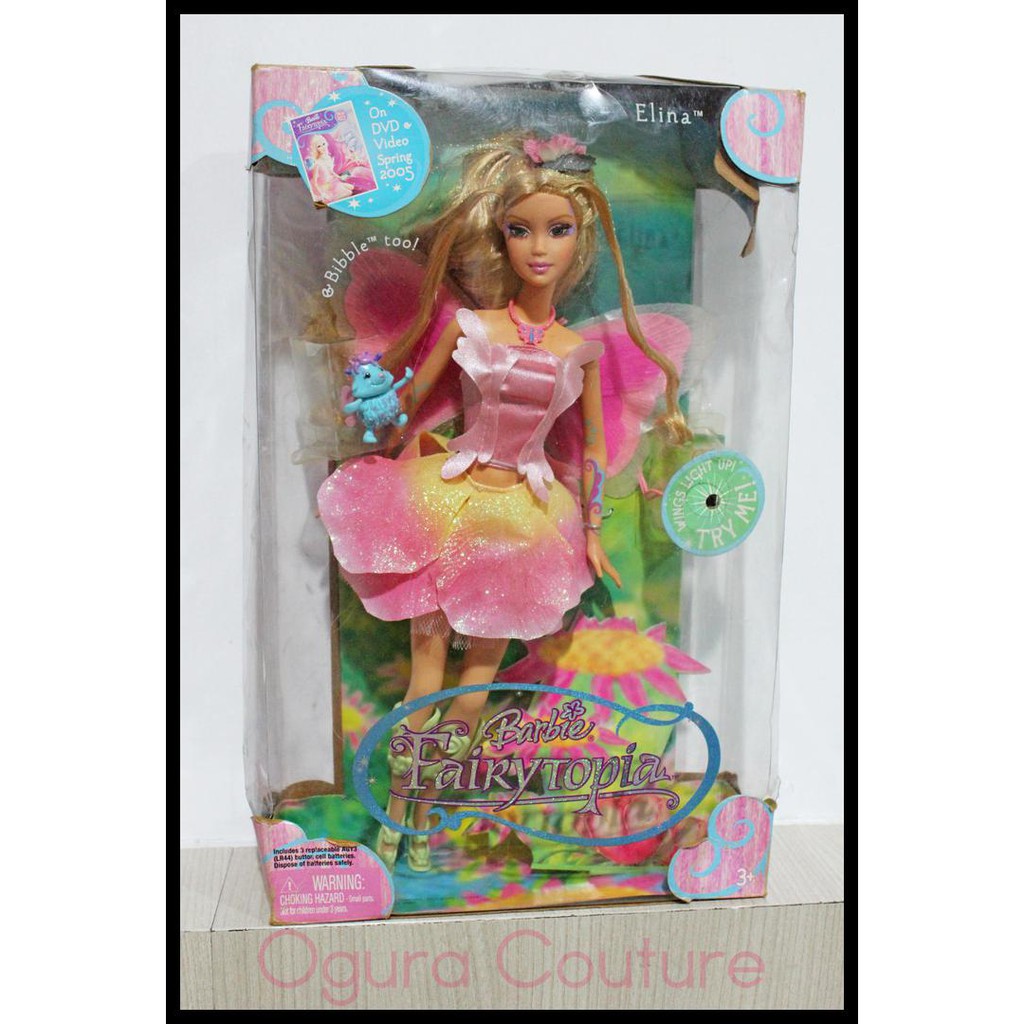Jual Barbie Fairytopia Elina Doll Original Mattel (Rare Collection
