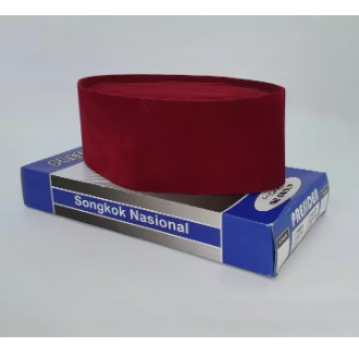 PECI PRIA MODEL TERBARU Peci Kopiah Songkok MERAH BETAWI Bludru halus Nyaman & berkualitas BISA COD
