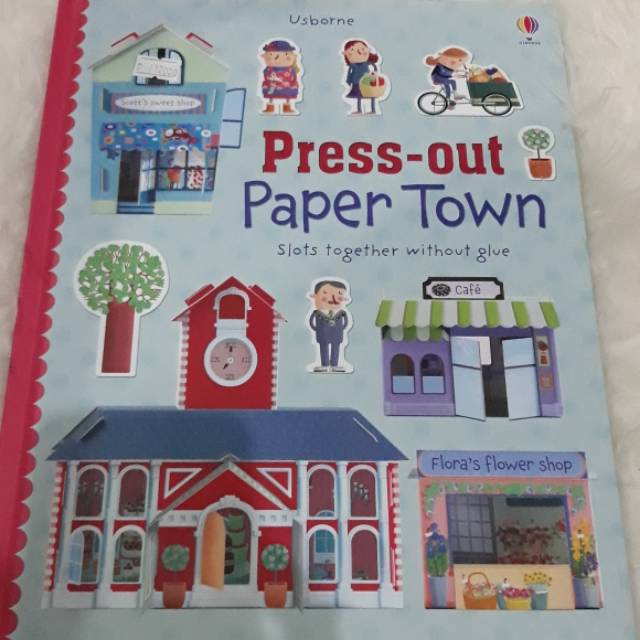 usborne press out paper town