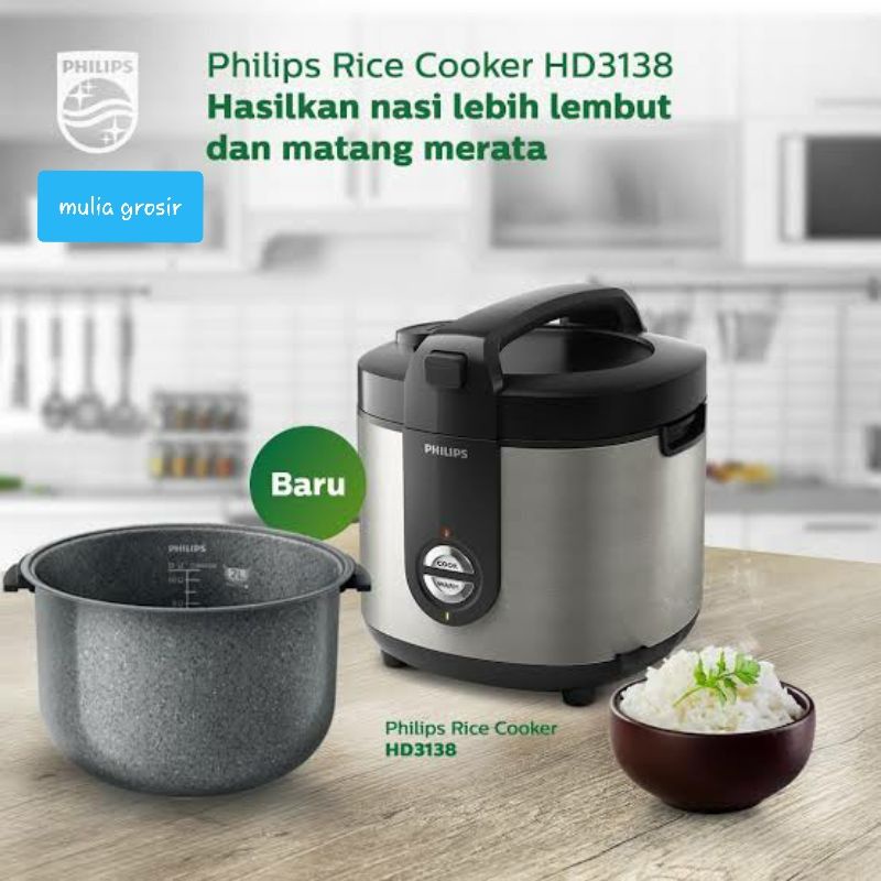 Magic Com Philips 2Liter HD 3138 Magic Com 3in1