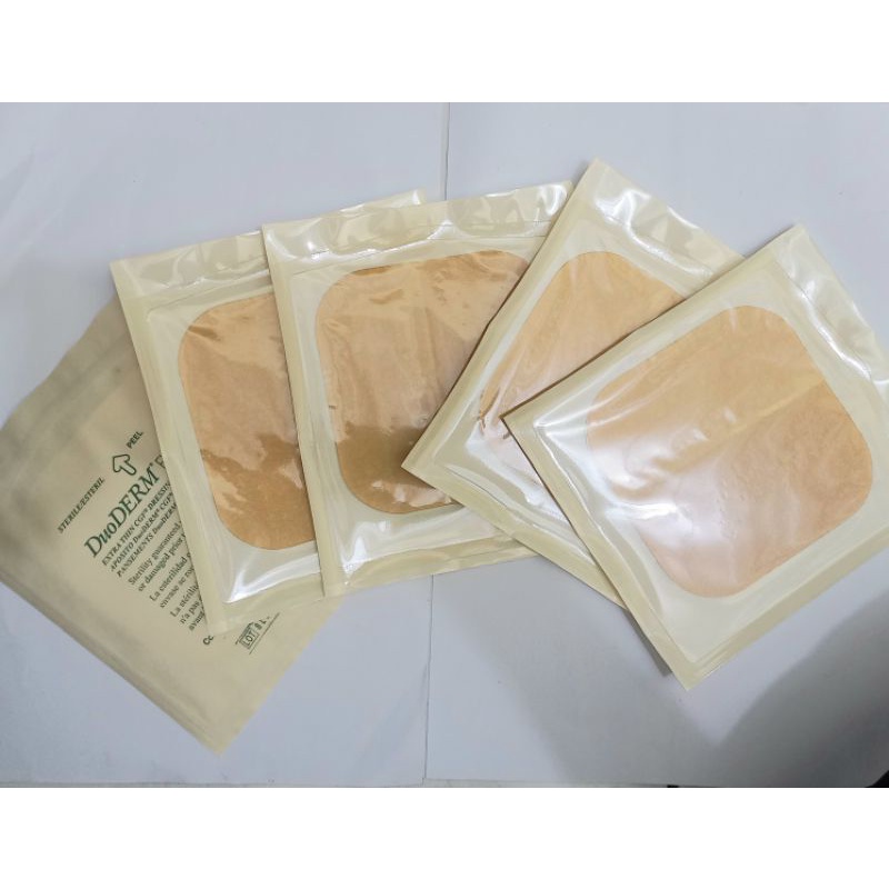 DuoDerm Extra Thin 10 x 10 cm ConvaTec Extra Thin DuoDerm Extra Thin 4 in x 4 in