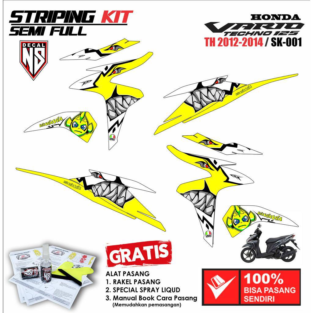 STRIPING VARIO 125 OLD  2012-2014 SK 001