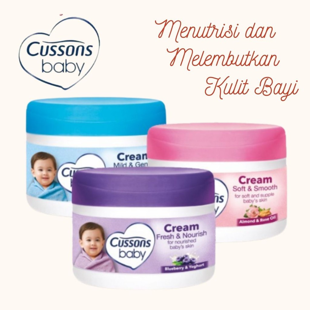 (PROMO) CUSSONS BABY CREAM 50GR DAN 100 GR