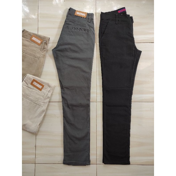 Bunbe - Celana Chino Panjang Slimfit Stretch Premium