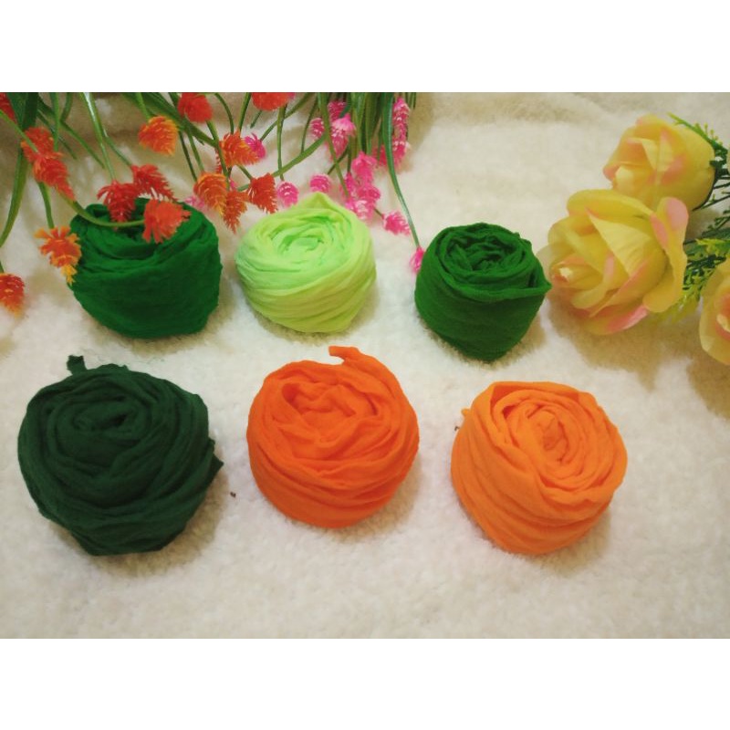 kain stoking bahan bunga stocking nylon flower untuk kerajinan