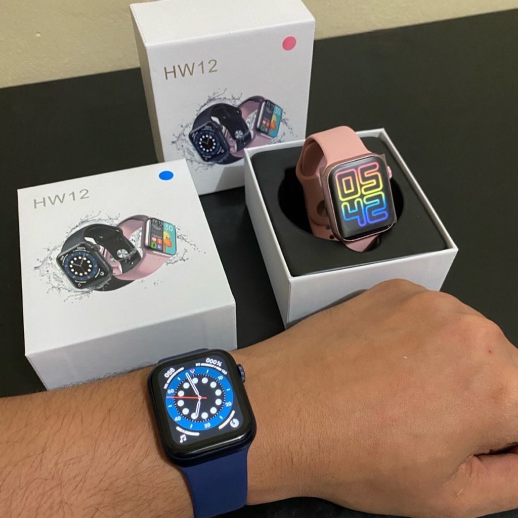 New IWO Series 6/7 HW12 /HW16/HW22 Wearfit Pro Original Smartwatch Smart Watch Panggilan Bluetooth /