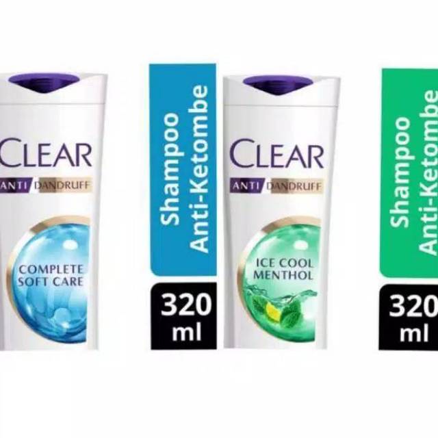 Clear Shampoo 300ml Anti Ketombe ORIGINAL-BPOM