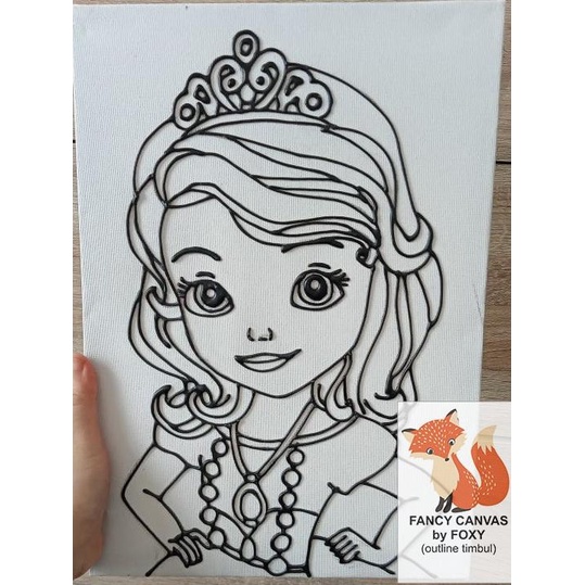 

kanvas lukis anak gambar SOFIA THE FIRST