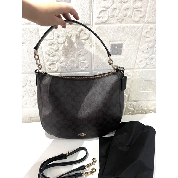 preloved coach hobo maho original