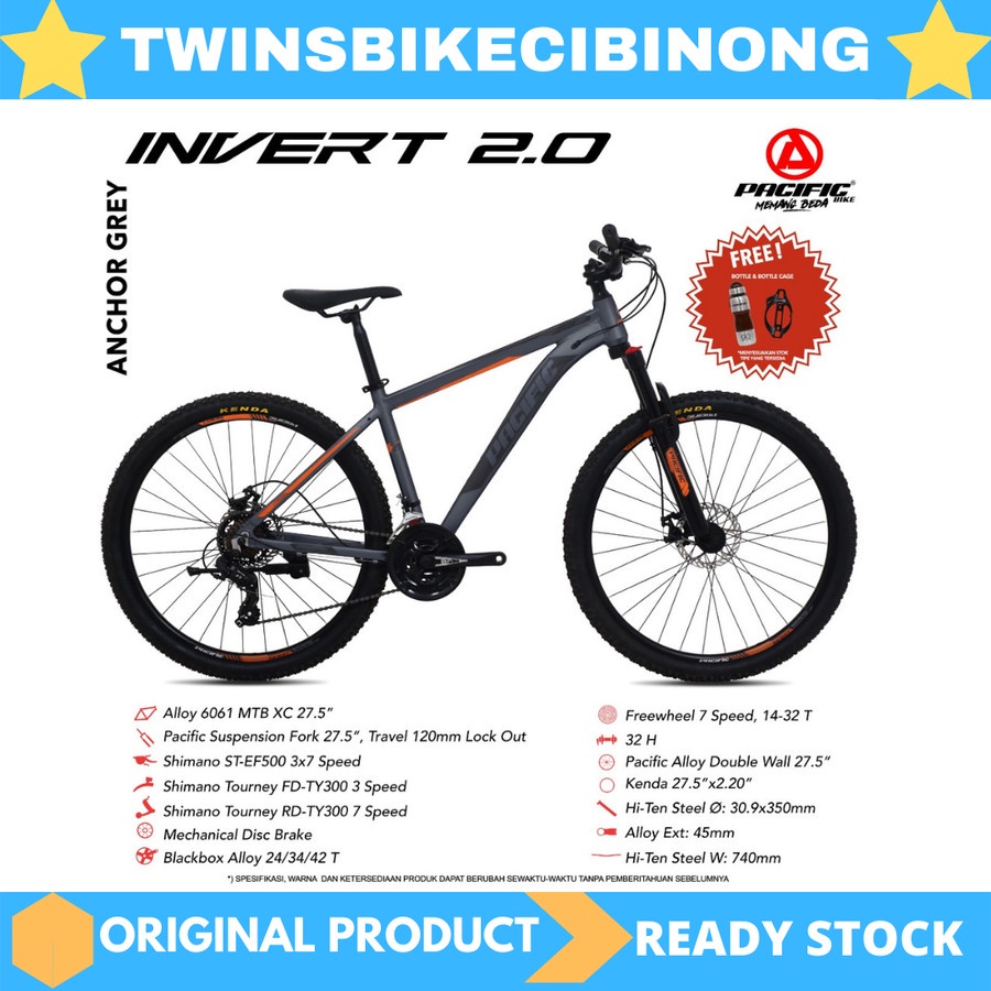 Sepeda Gunung MTB 26 PACIFIC INVERT 2.0