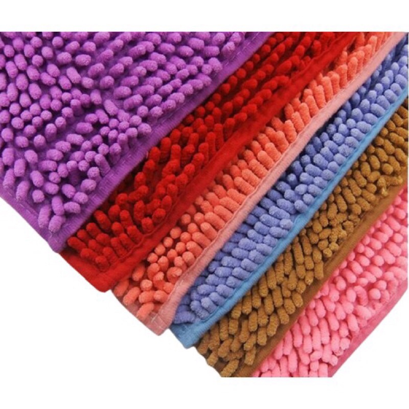 Keset Kaki Cendol Microfiber Anti Licin Anti Slip/ Keset Serbaguna