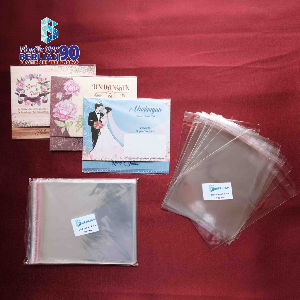 Banting Harga Plastik Opp 12,5 X 14 Cm Tebal 20 Mic 100lbr / Plastik Vcd / Undangan DYKAb0URx36Gq