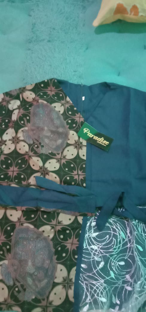 Tey-17 Batik Wanita Asj Sa Hrb026 Kenongo Kemeja Tosca Pendek