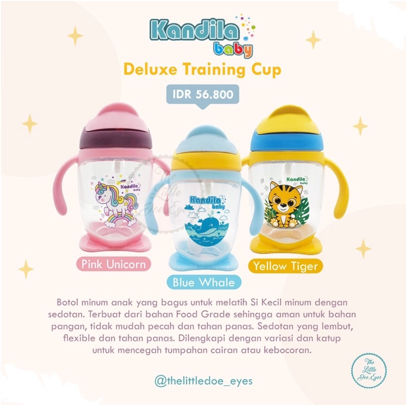 Kandila Deluxe Training Cup Botol Minum Anak