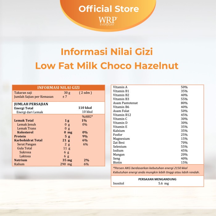 

b2011bb Wrp Everyday Low Fat Milk Chocolate Hazelnut 200G Xa201As