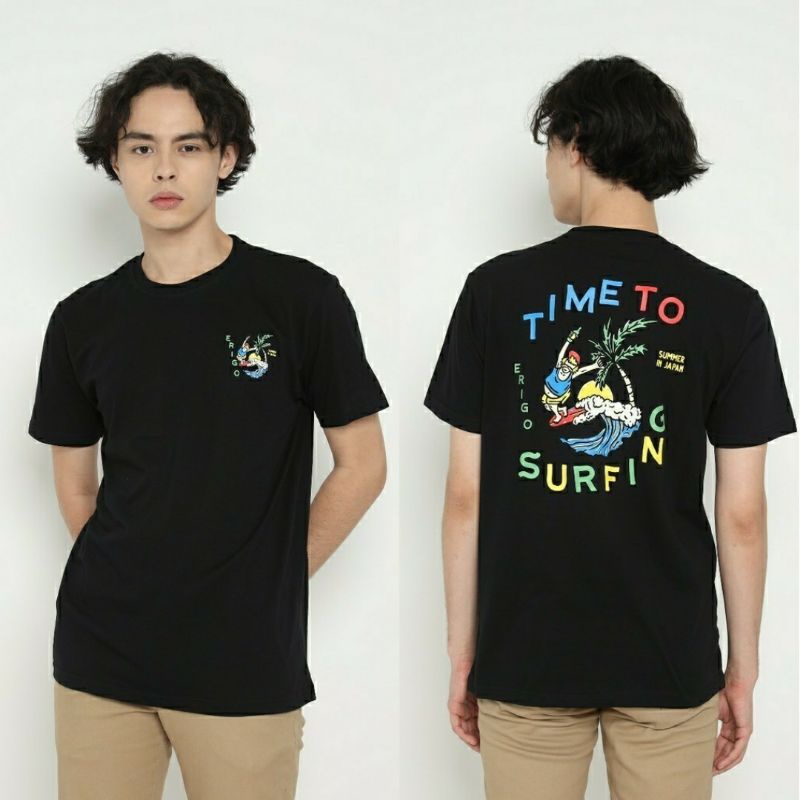 kaos erigo murah / kaos hitam / tshirt erigo local distro
