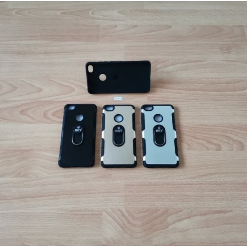 Robot case Xiaomi redmi note 5A Prime Hardcase Metrin + Iring Xiaomi Note 5A Fingerprint