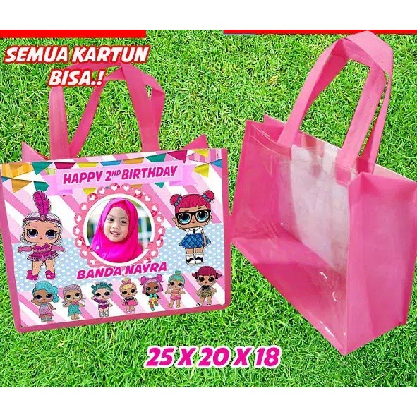 Tas Souvenir Ulang Tahun Custom / Tas Ulang Tahun Mika Custom