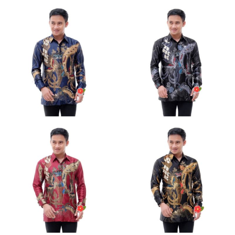 GROSIR BATIK KEMEJA ORI SEMI SUTRA SILKY