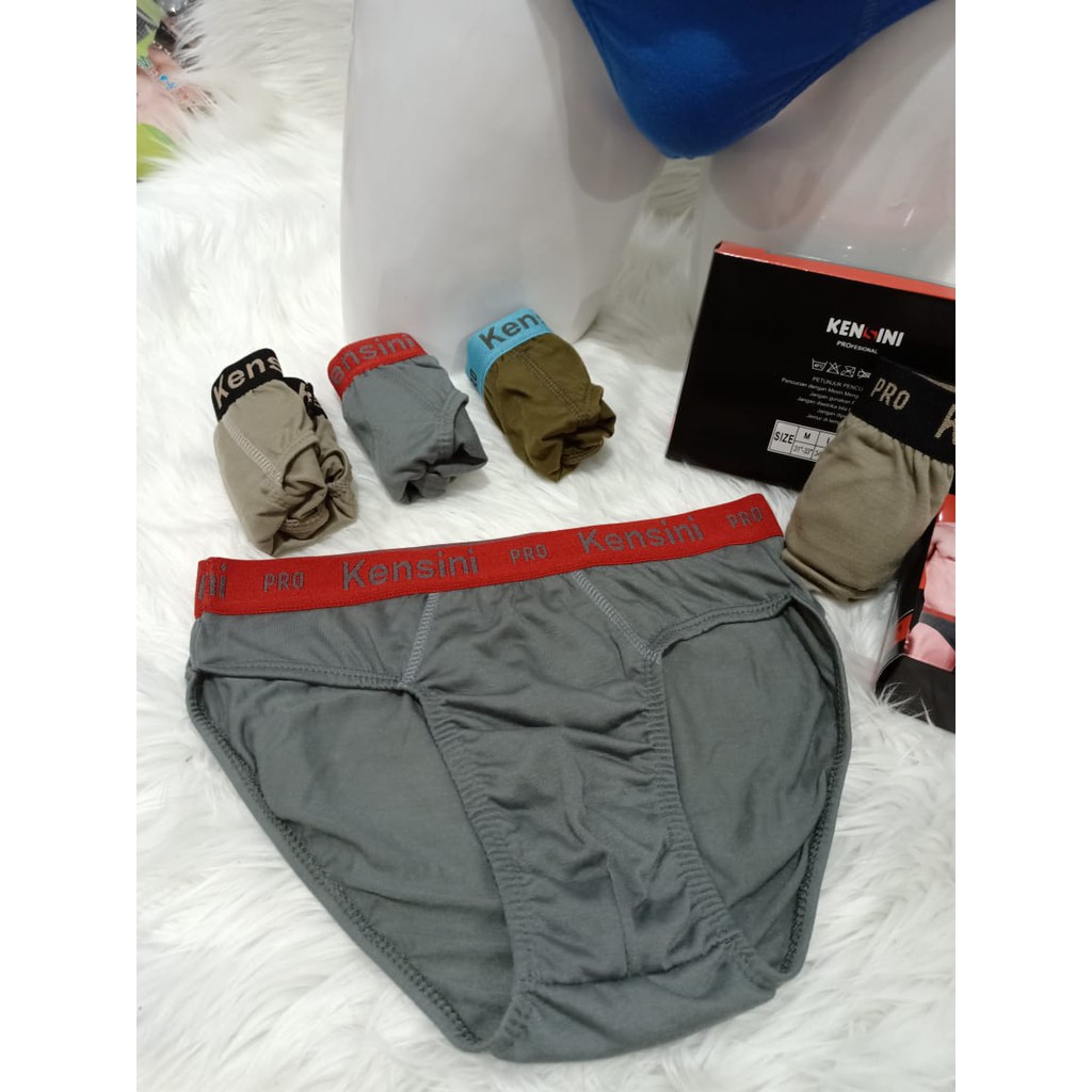 3 PCS CELANA DALAM PRIA | CELANA DALAM KENSIINI ART.206 | MEN'S BRIEF