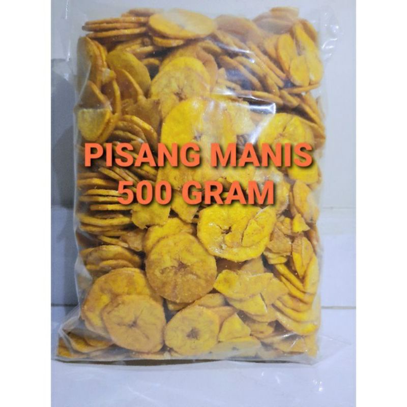 

keripik pisang manis keripik pisang renyah manis 500 gram