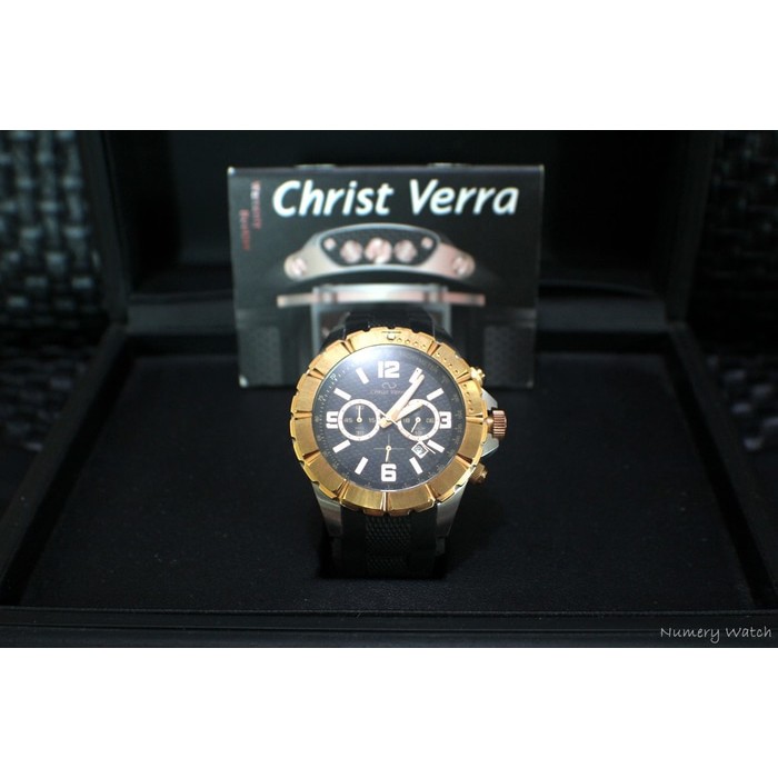 Jam Original Cowo Sport Christ Verra 10887G