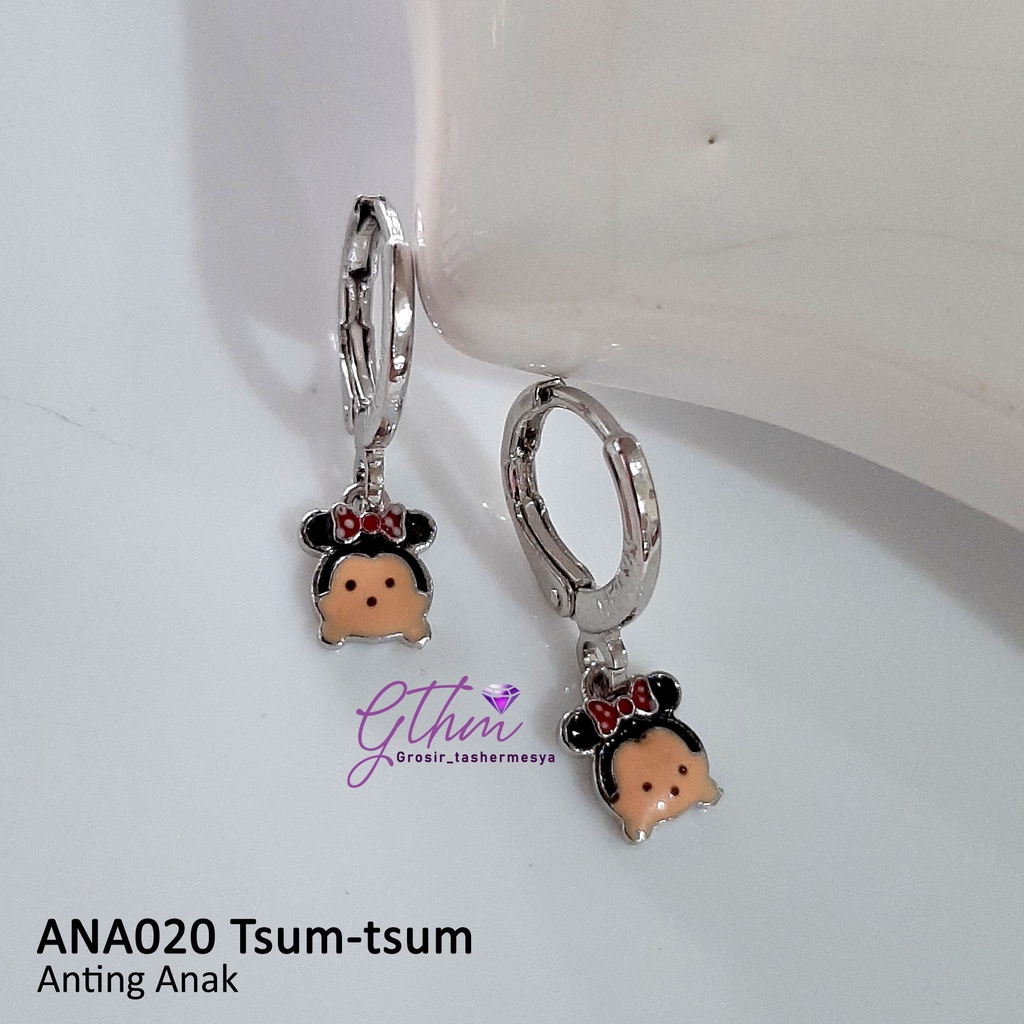 Anting Anak TSUM-tsum Gold Plated Perhiasan fashion anak anti karat ana020