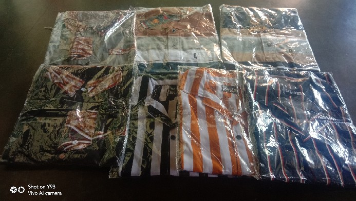 Kemeja Oki Kemeja Pria Lengan Panjang Kemeja Kombi Batik Kemeja Kasual T7