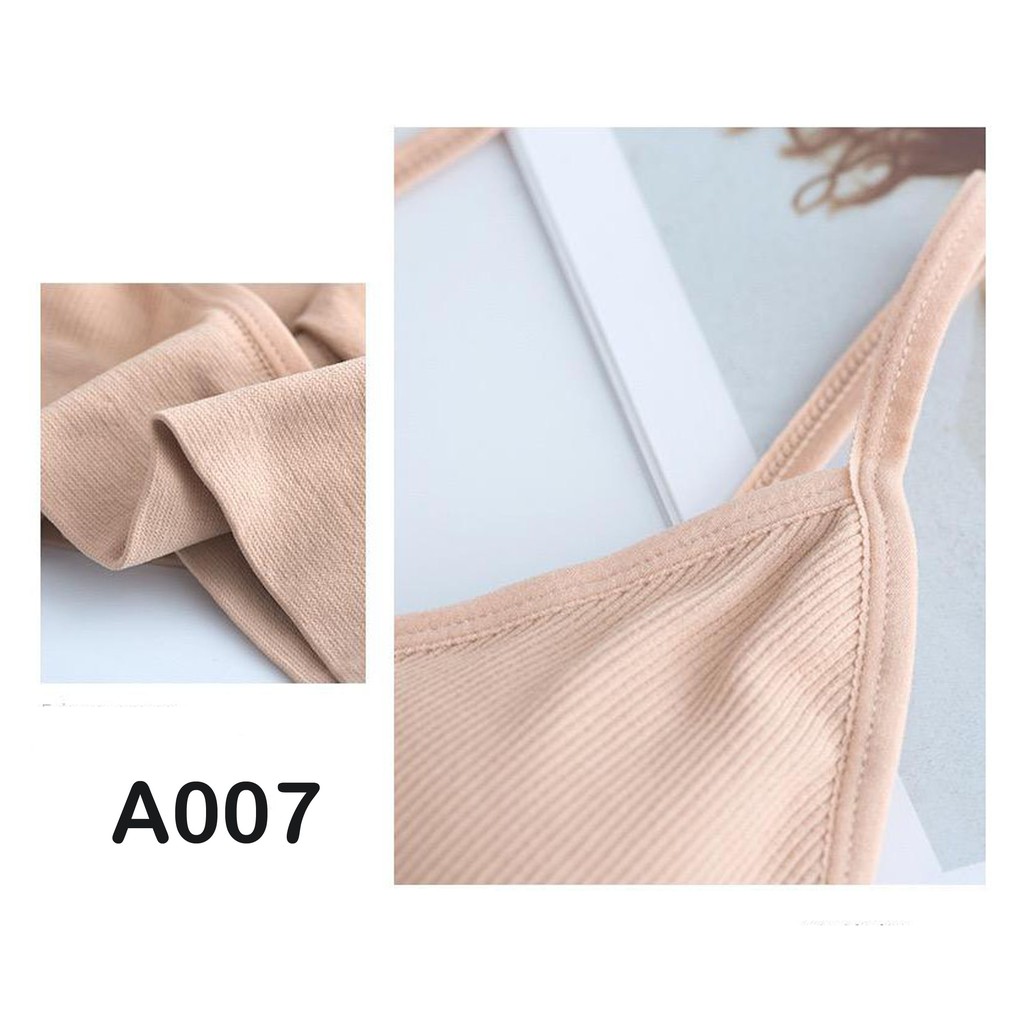 Sport BRA Busa Pakaian Dalam Tanpa Kawat Tanktop Bra A007.