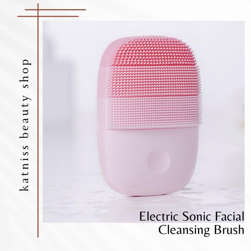 Pembersih Wajah Elektrik Silikon Electric Facial Cleansing Brush Pad