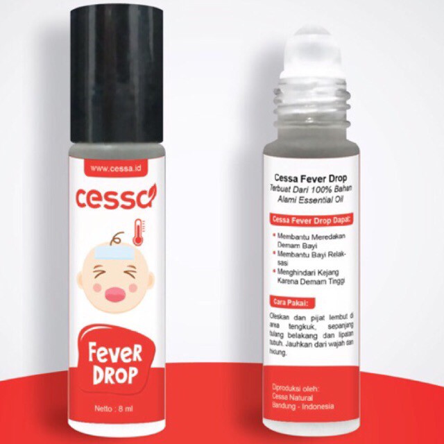 Cessa Fever Drop (0-2th) - Essential Oil Penurun Demam Anak