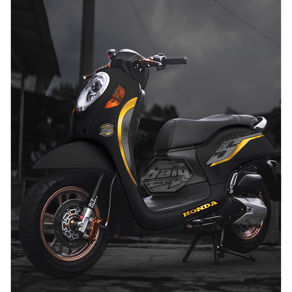 STRIPING STIKER SCOOPY LIST SIMPLE