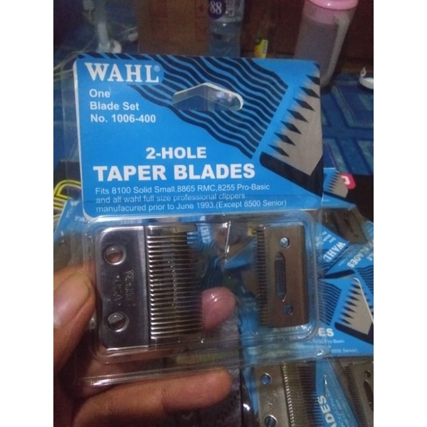 COD Mata Pisau Cukur Rambut WAHL USA 2-Hole Taper Blades..