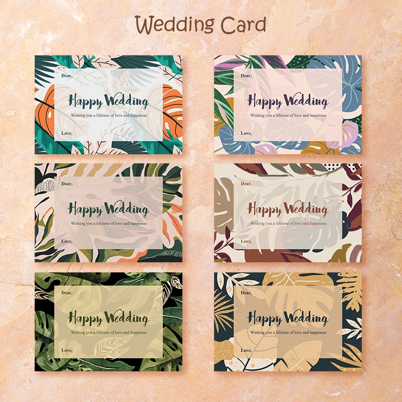 KARTU/STIKER/HANGTAG WEDDING CARD KARTU UCAPAN SELAMAT PERNIKAHAN