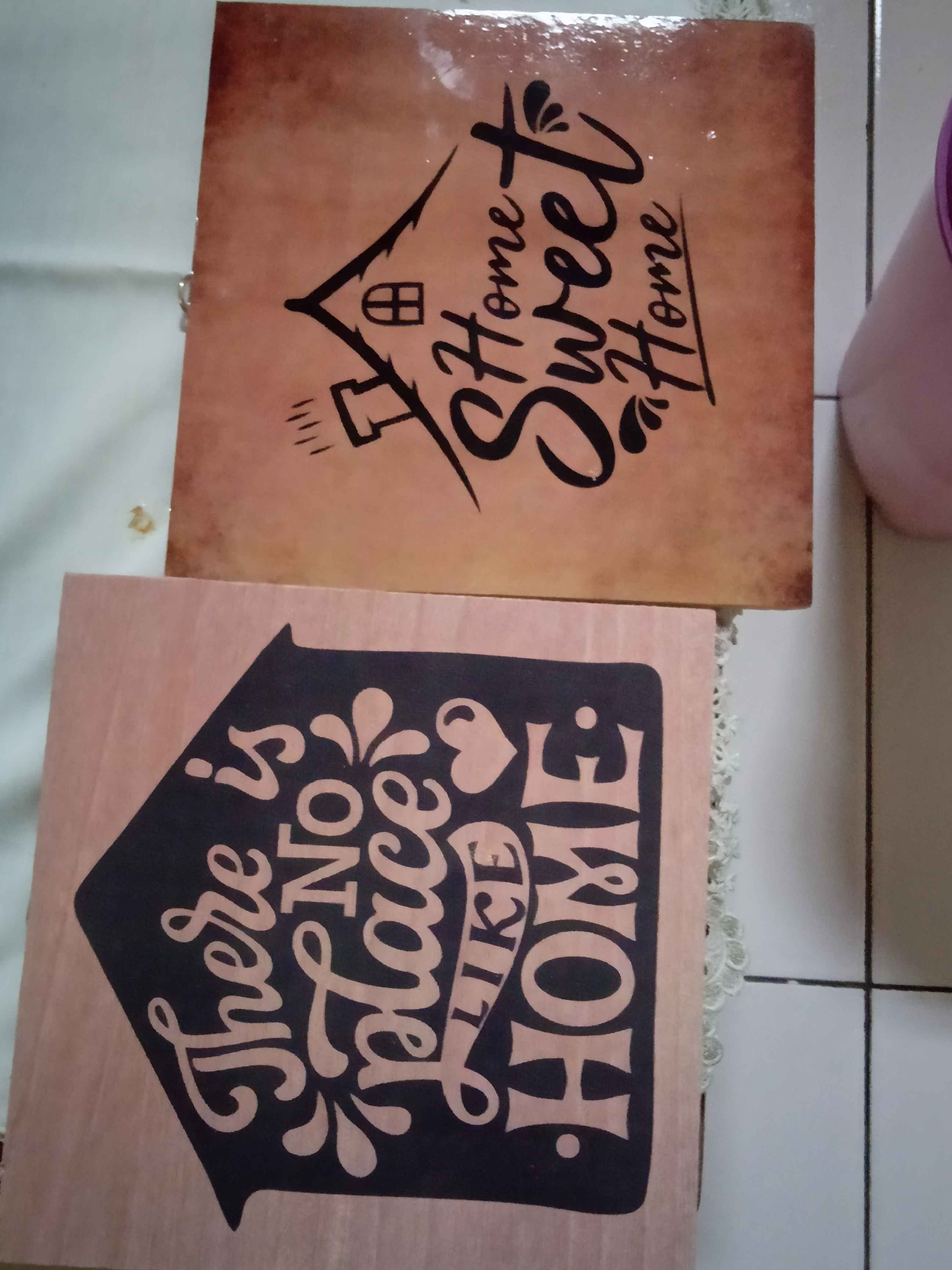 Dekorasi Dinding Hiasan Rumah Poster Pajangan Kayu Hiasan Kamar - Hiasan Dinding Home Sweet Home 04