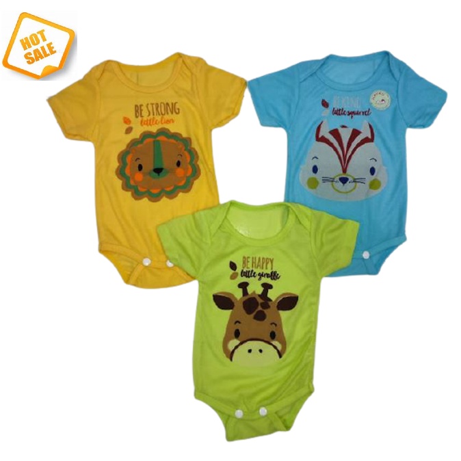 1 PC Jumpsuit Warna Polos Katun, Jumper Bayi Polos 100% Cotton, Bahan Katun Motif Warna Polos Grosir Romper