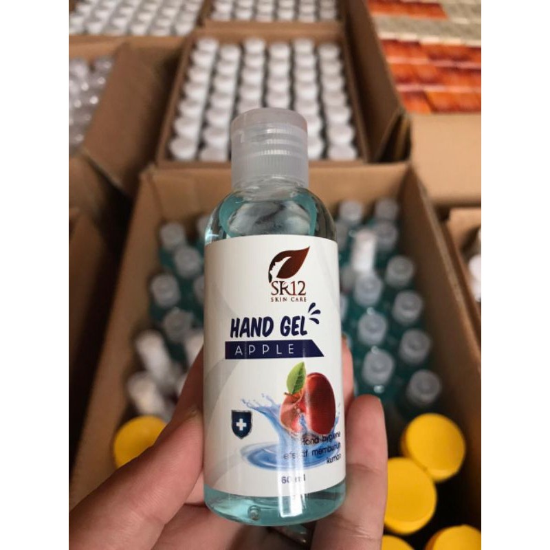 hand sanitizer/hand gell sr12 aroma apel 60ml