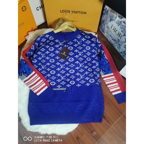 sweater cardi rajut lou*s vuitton premium