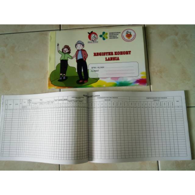 Buku register kohort lansia