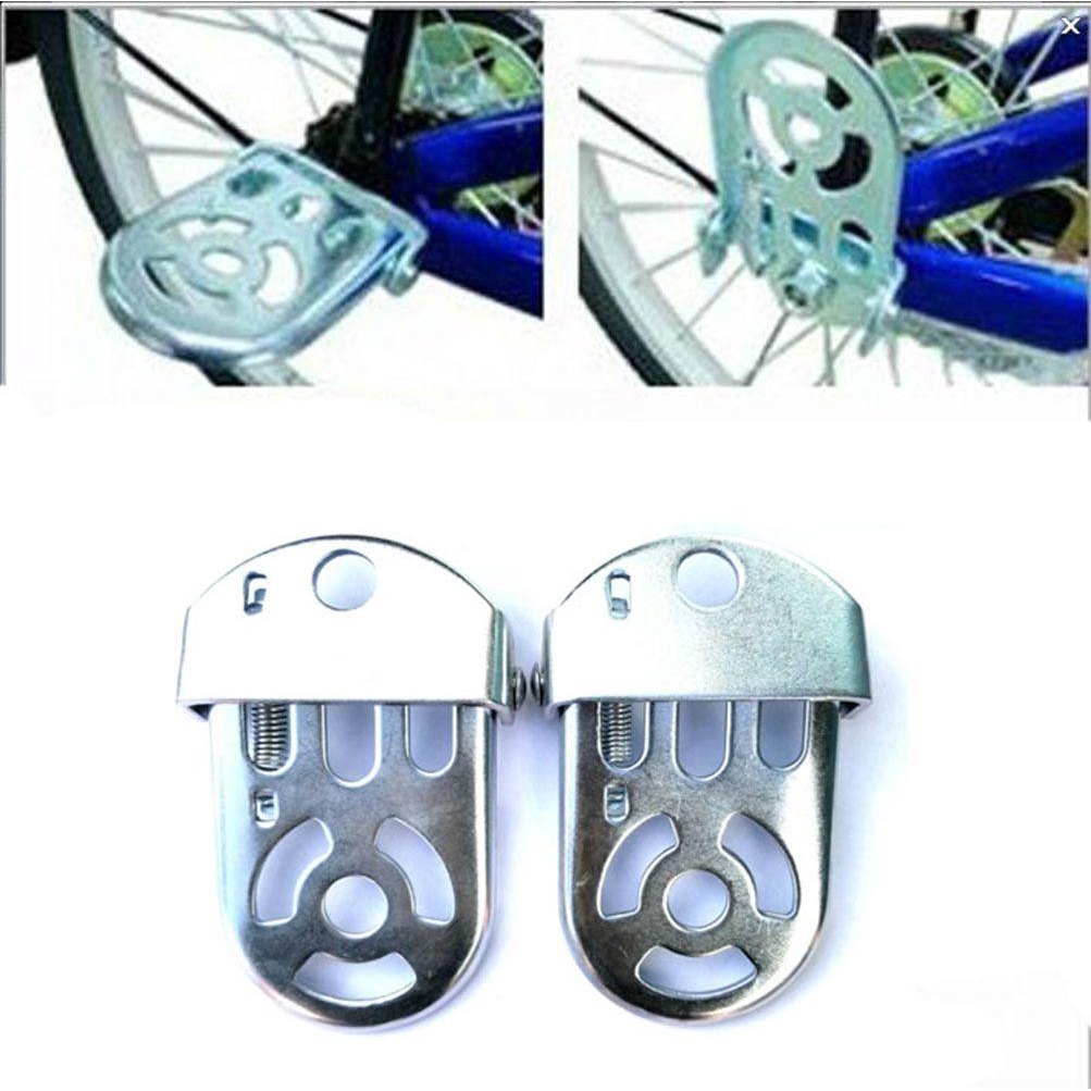 R-FLOWER 2pc/1pasang Pedal Sepeda Aksesoris Sepeda Pedal Depan Metal As Kaki Pasak