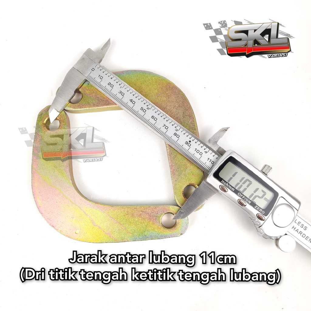 Lowering Kit Pemendek Vixion Xabre XSR 155 MT15 R15  V1 V2 V3 Bahan Besi Baja Kuat Super Tebal 6mm dan 10mm Lebih Tebal Dari Orinya