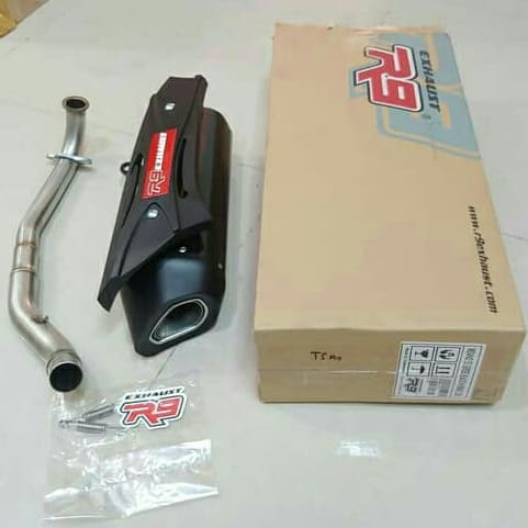 Knalpot R9 MISANO New Vario 125 Fi Black Series / Knalpot Racing Vario