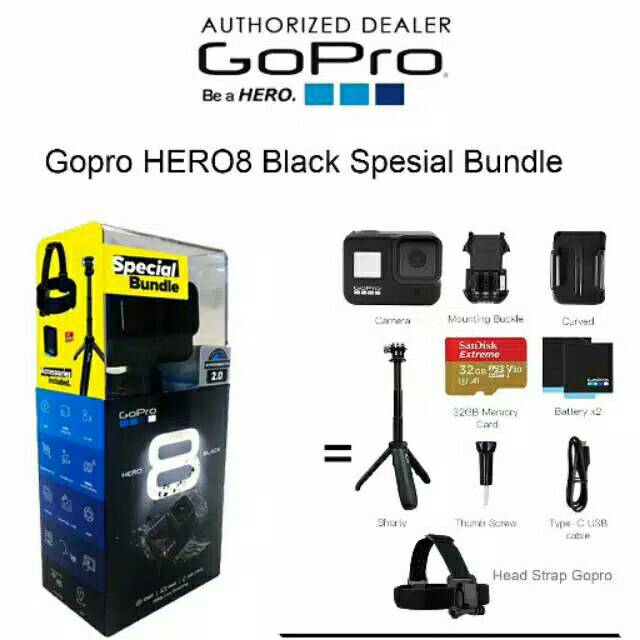 Gopro hero 8 black Bundle