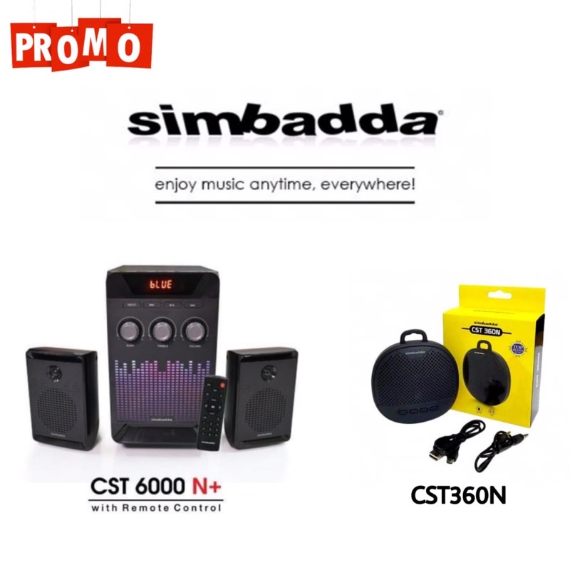 Promo Paket Speaker Simbadda Cst6000n plus + Cst360n