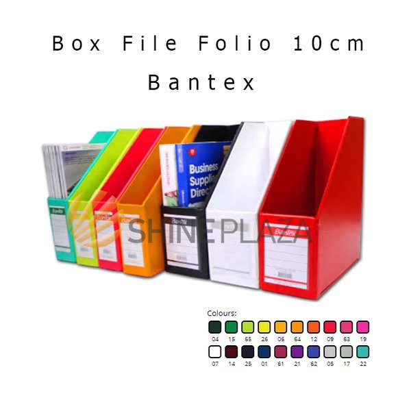 

Unik Box File Bantex Folio 4011 10cm Limited