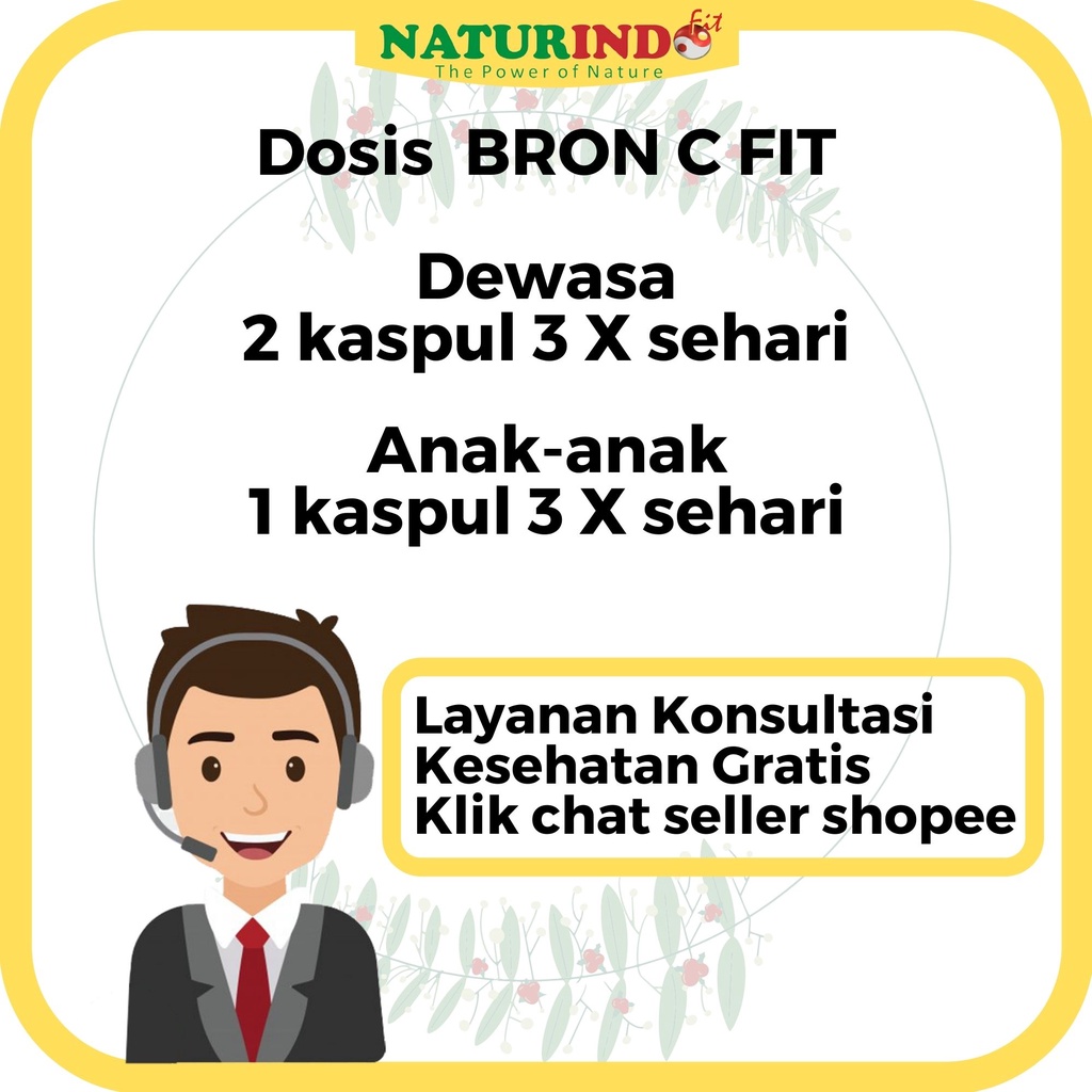 Obat Sesak Nafas Bron C Fit Naturindo Solusi Atasi Gangguan Pernafasan Asma Gurah Bronkitis Obat Batuk Ampuh-4