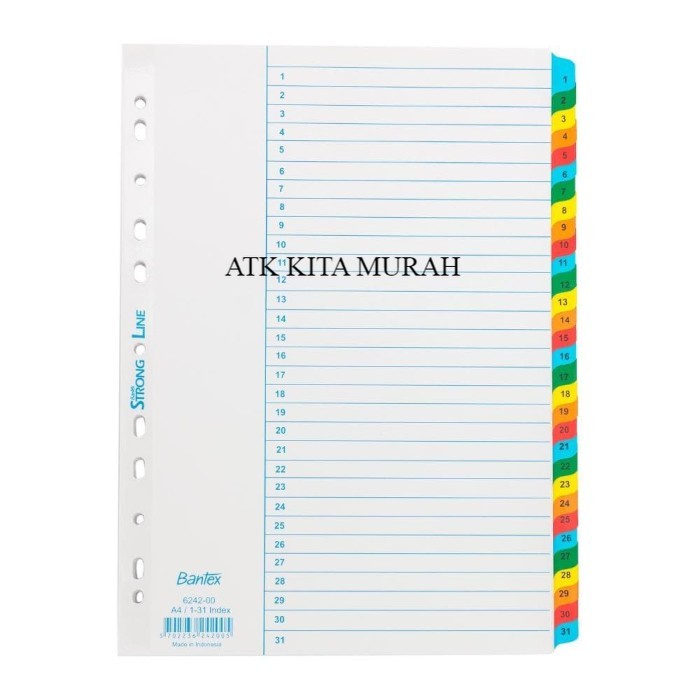 

Pembatas/ Divider Mylar 1-31 - 6242 00