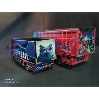 miniatur Truk Oleng Mania jumbo P42 variasi lampu dan 