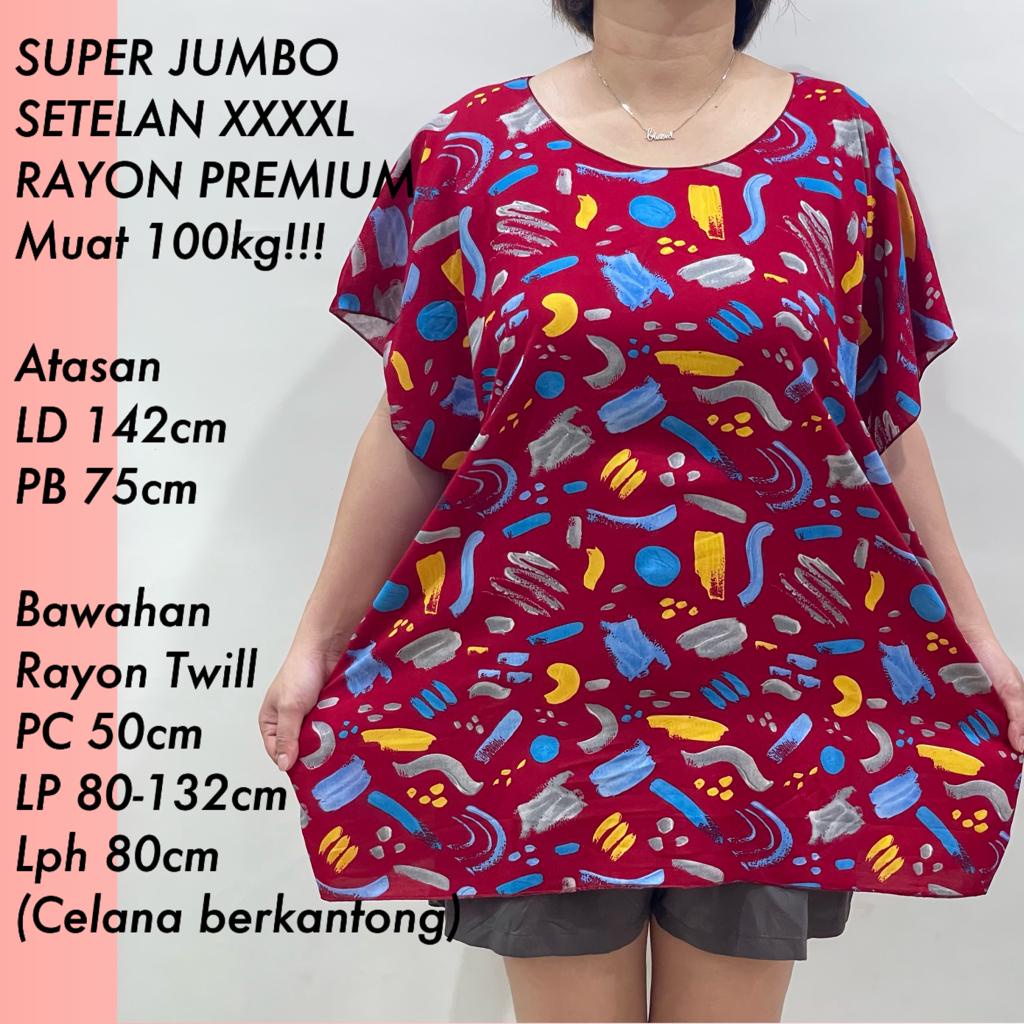 PROMO PAKET COMBO M !!! SETELAN BAJU BALI SUPER JUMBO FIT TO 4XL REAL PICT!!!